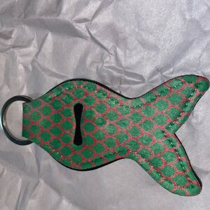 Mermaid or fish Shaped Green and Red Key Holder
